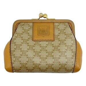 Celine Macadam Coin Wallet Beige B